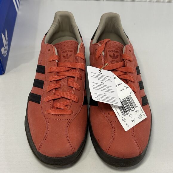 JR8839 adidas Originals Gazelle Indoor Pro Men Size 6 Red Charcoal  New In Box main image 7